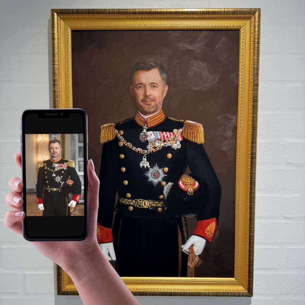 Forberedelse af foto til håndmalet maleri