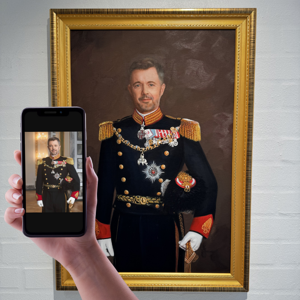 Forberedelse af foto til håndmalet maleri