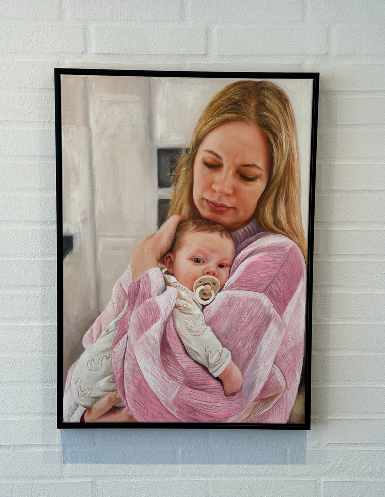 Den perfekte barselsgave: Et tidløst maleri af Jeres nyfødte barn